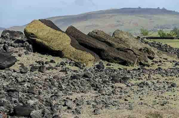 214 - Chile - isla de Rapa Nui o Pascua - Ahu Hanga Te'e